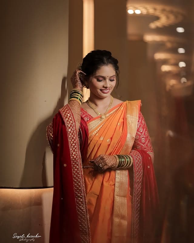 Maharashtrian bride portrait